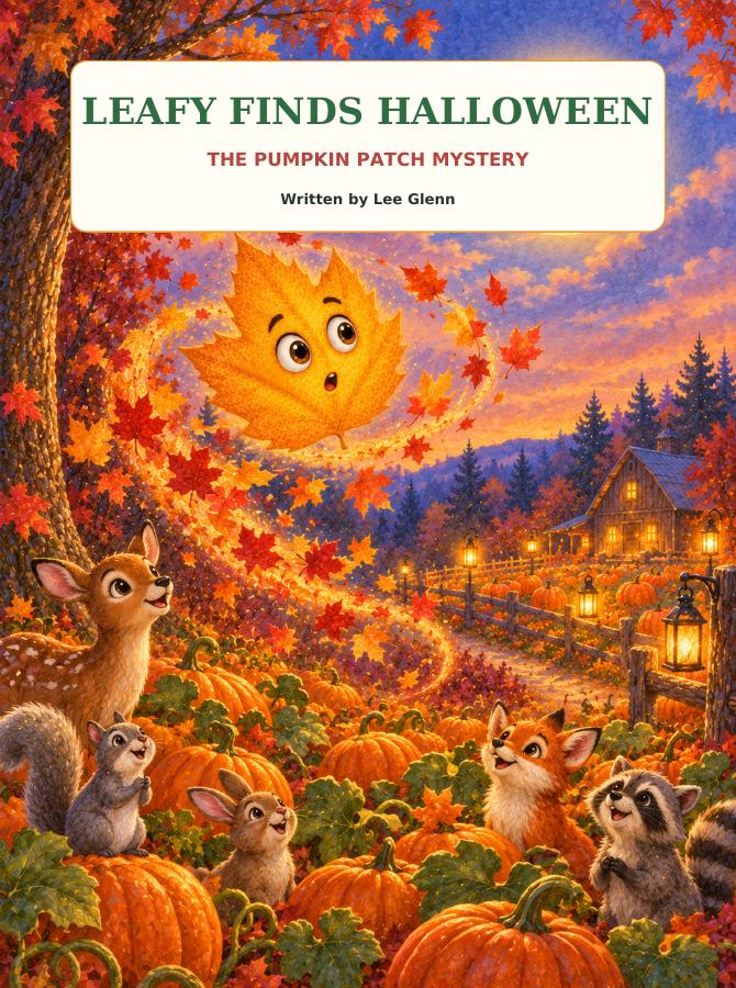 Cover of Leafy Finds Halloween: The Pumpkin Patch Mystery by Lee Glenn